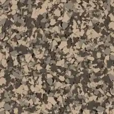 Mushroom PVC flake epoxy resin garage floor colour