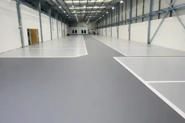 High build resin floor installed by resin flooring contractors